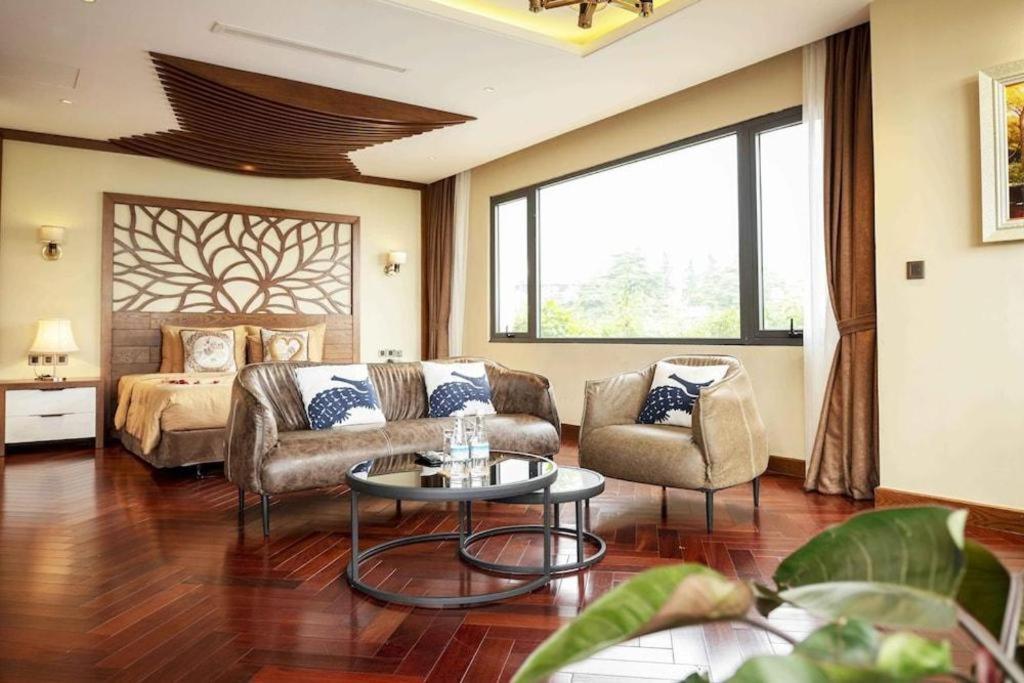 Thang Loi Tam Dao Hotel Exterior foto